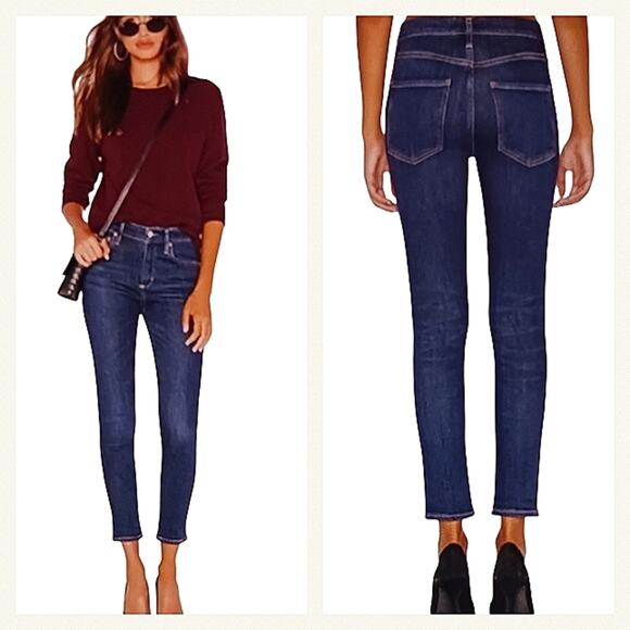 AGOLDE Sophie Cropped Skinny NWT $224 Size 31    J1506 - Picture 1 of 8